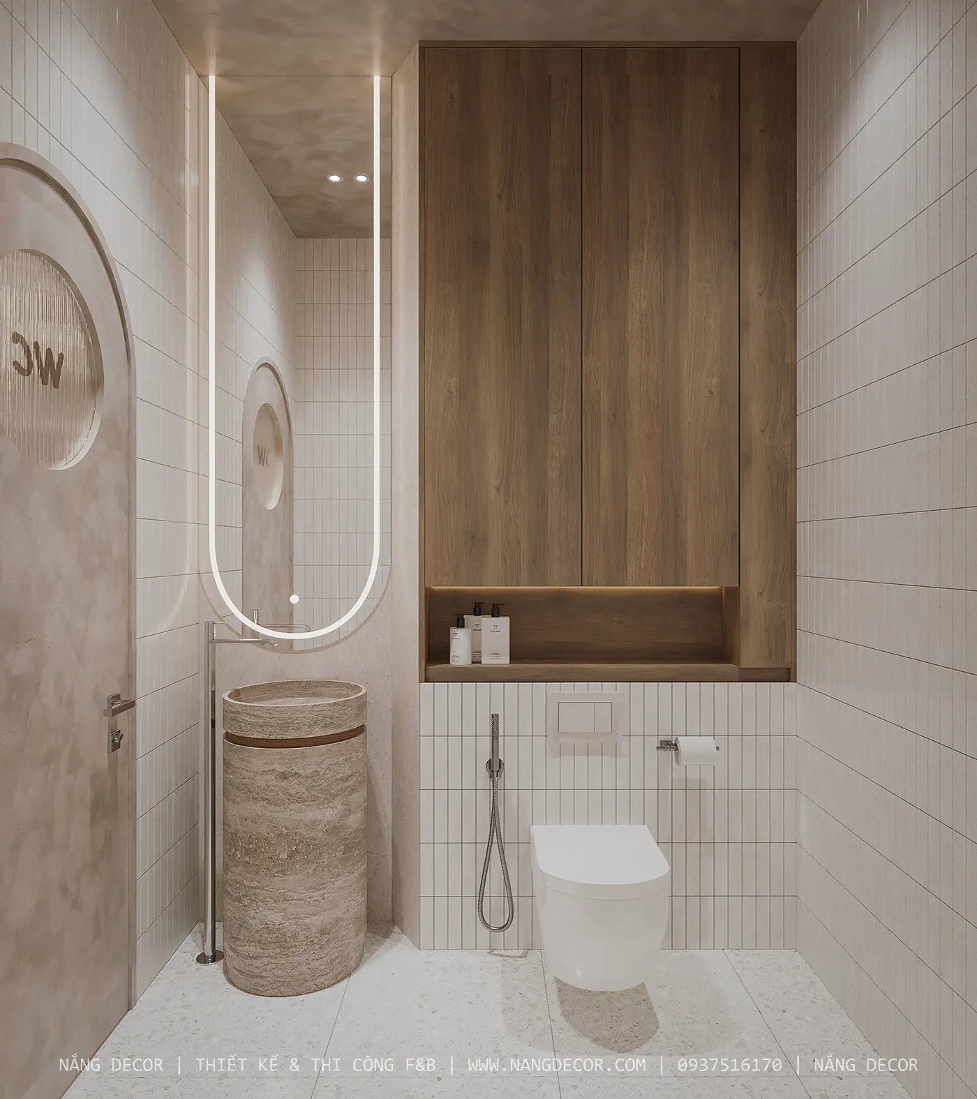 Showroom được thiết kế độc đáo với ánh sáng và bố cục tinh tế